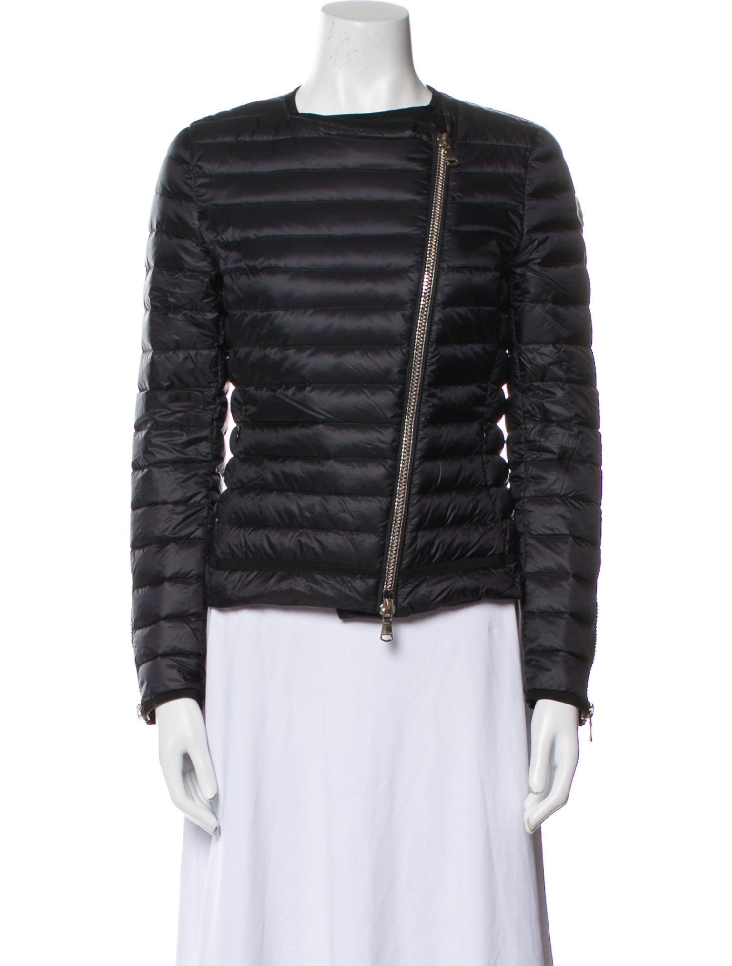 Moncler Nylon Striped Evening Jacket