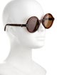 Moncler Mrs Moncler Round Sunglasses