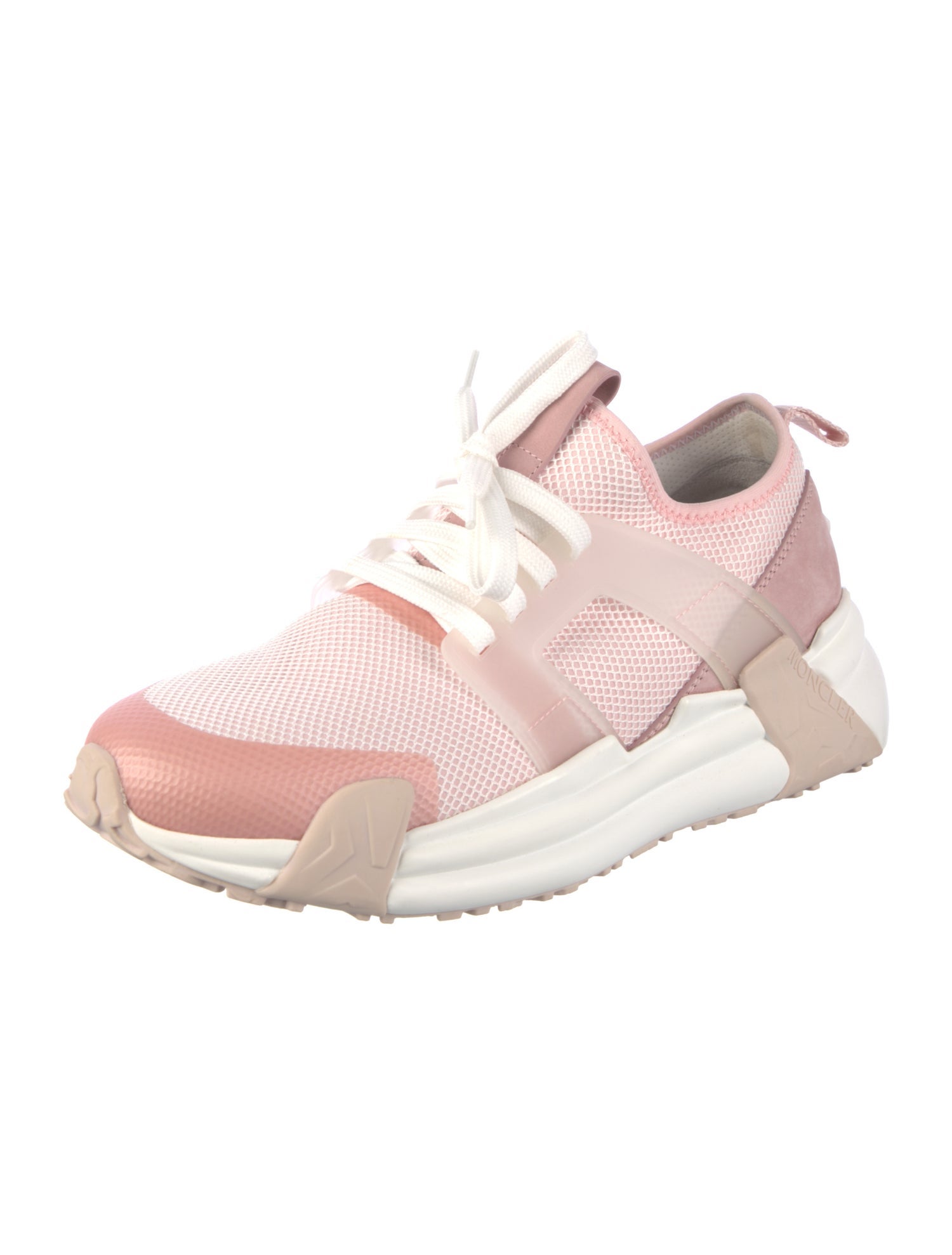 Moncler Mesh Colorblock Pattern Athletic Sneakers