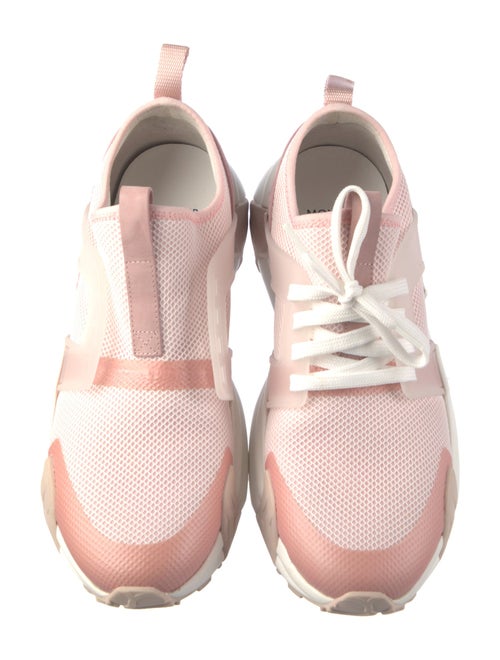 Moncler Mesh Colorblock Pattern Athletic Sneakers