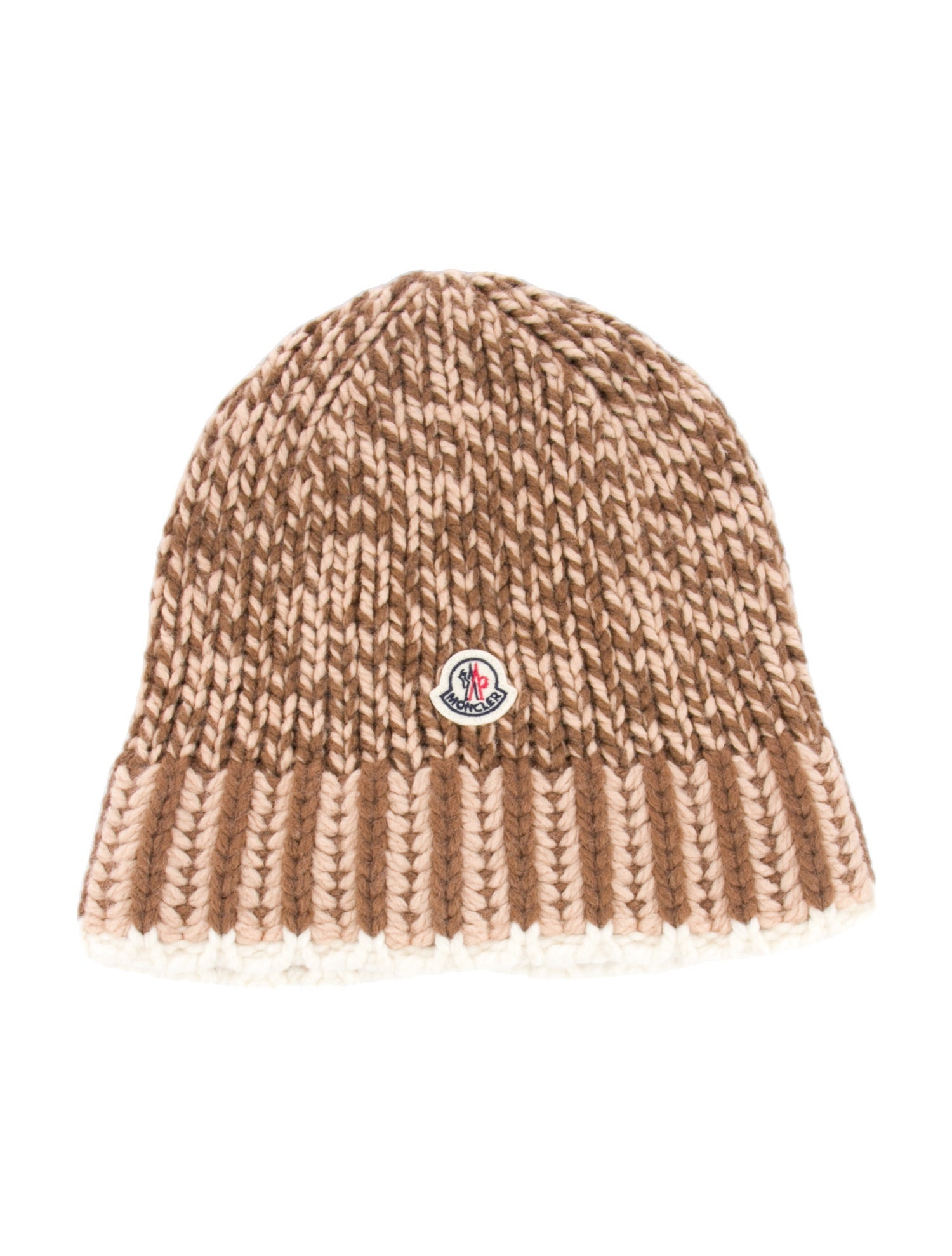 Moncler Pattern Print Knit Beanie w/Tags