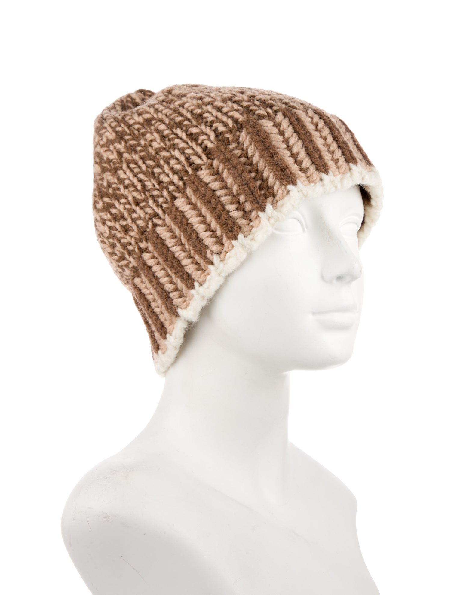 Moncler Pattern Print Knit Beanie w/Tags