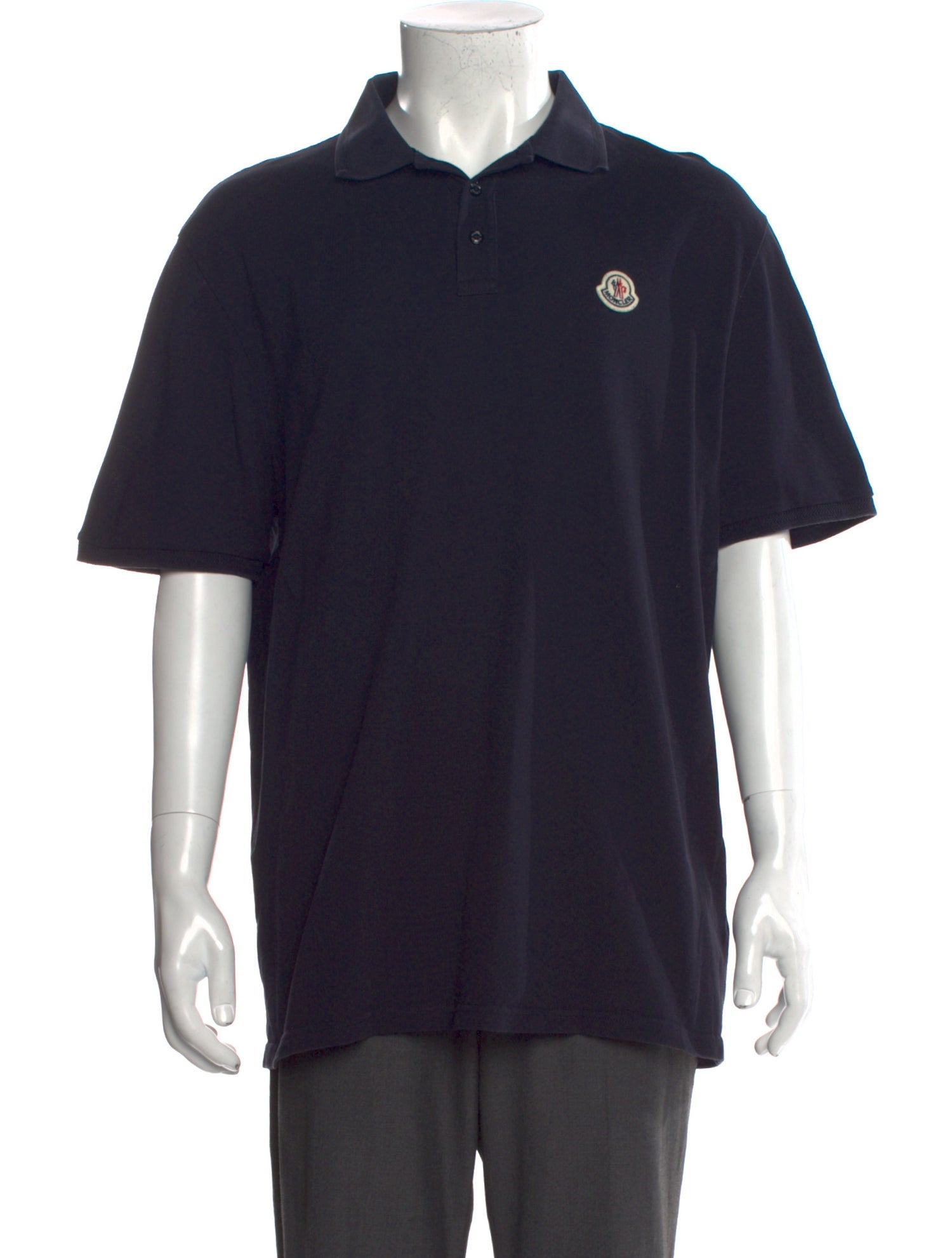 Moncler Collar Short Sleeve Polo Shirt