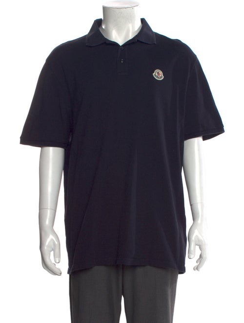 Moncler Collar Short Sleeve Polo Shirt