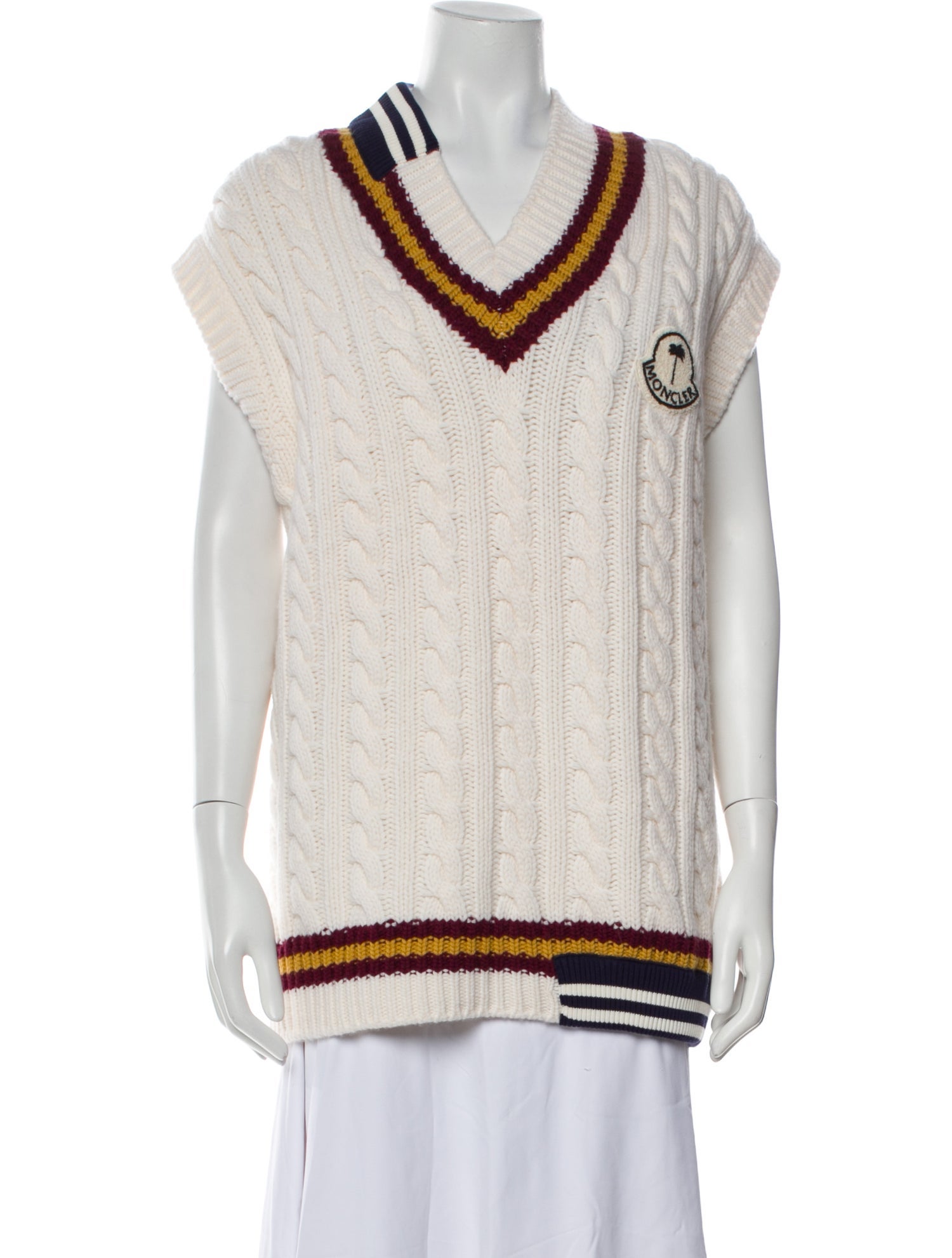 Moncler Wool Striped Sweater w/ Tags