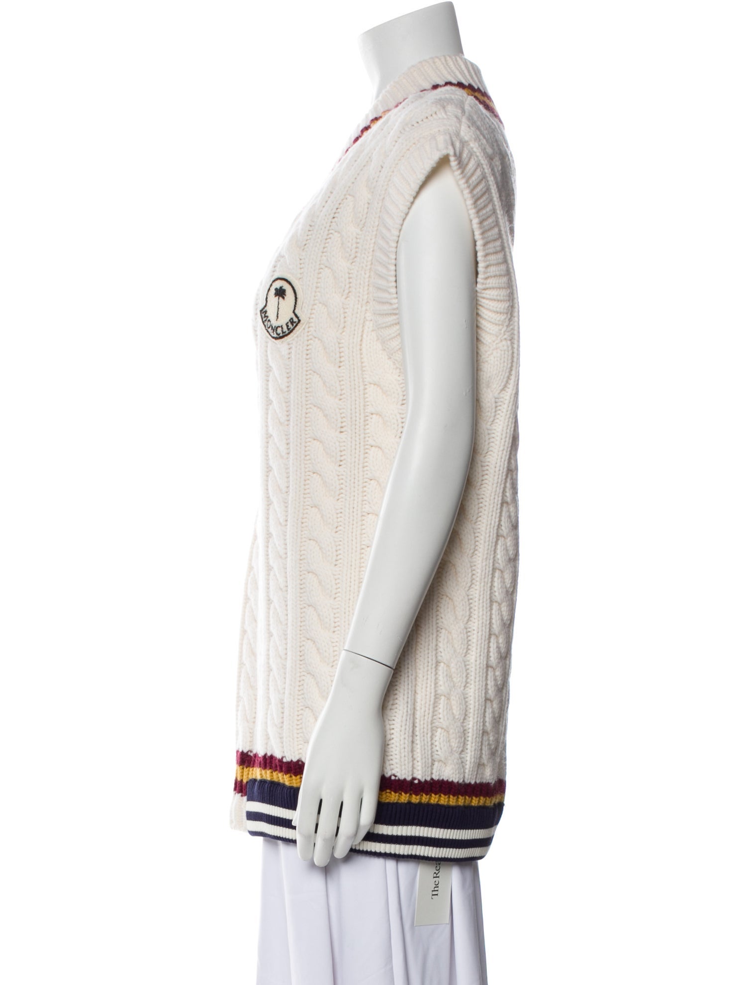 Moncler Wool Striped Sweater w/ Tags