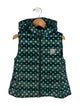 Moncler kid boys' green jacket vest