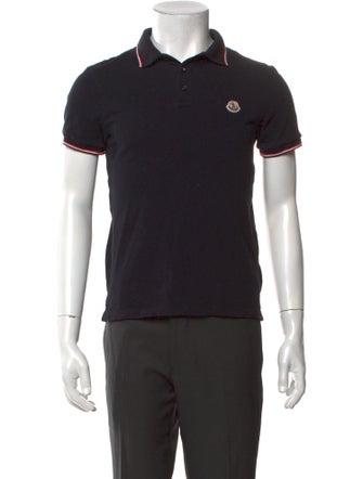 Moncler Collar Short Sleeve Polo Shirt