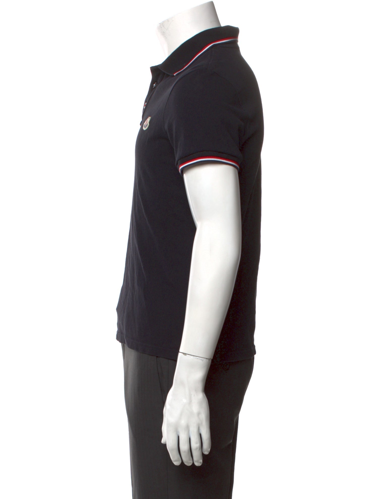 Moncler Collar Short Sleeve Polo Shirt