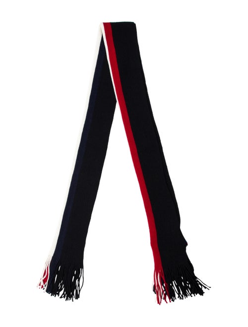 Moncler Virgin Wool Striped Scarf