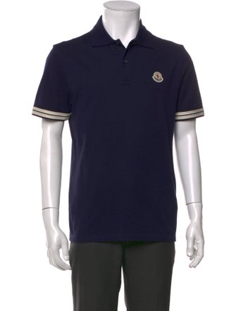 Moncler Crew Neck Short Sleeve Polo Shirt