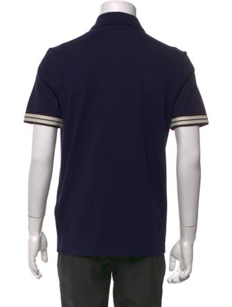 Moncler Crew Neck Short Sleeve Polo Shirt