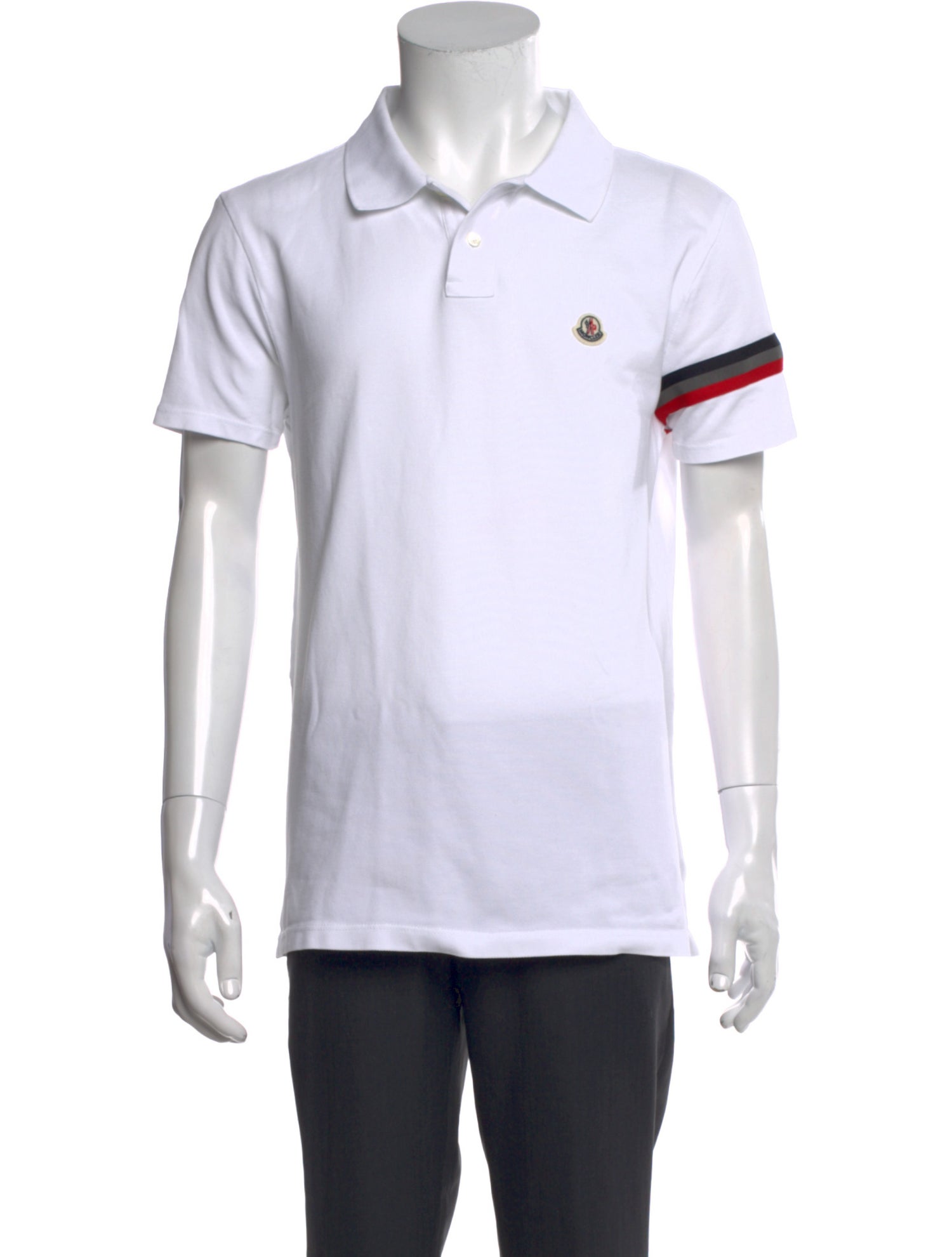 Moncler Collar Short Sleeve Polo Shirt