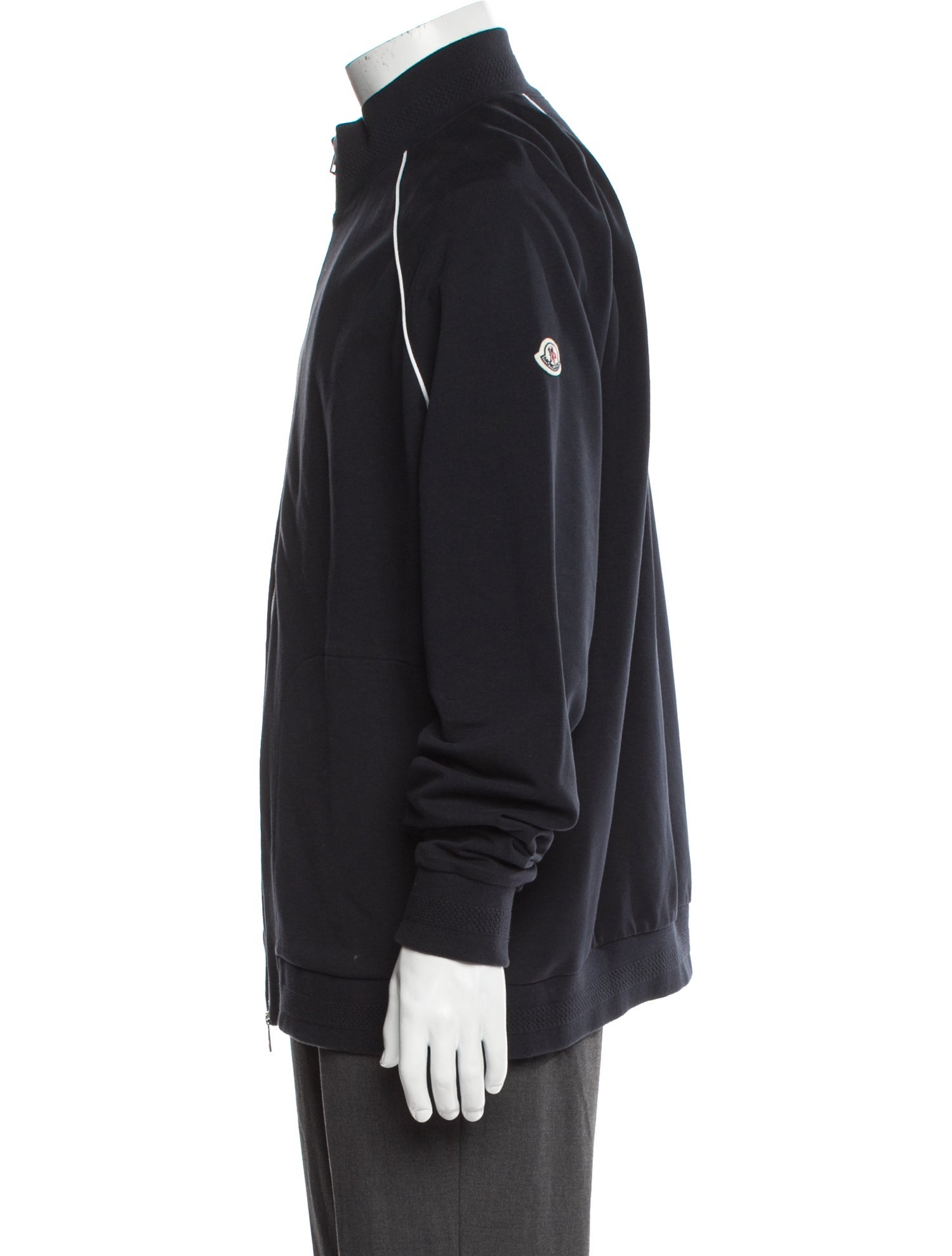 Moncler Mock Neck Long Sleeve Sweatshirt