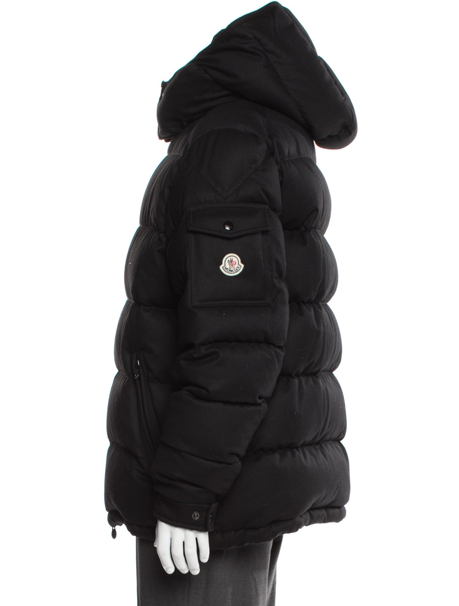 Moncler Virgin Wool Puffer Coat