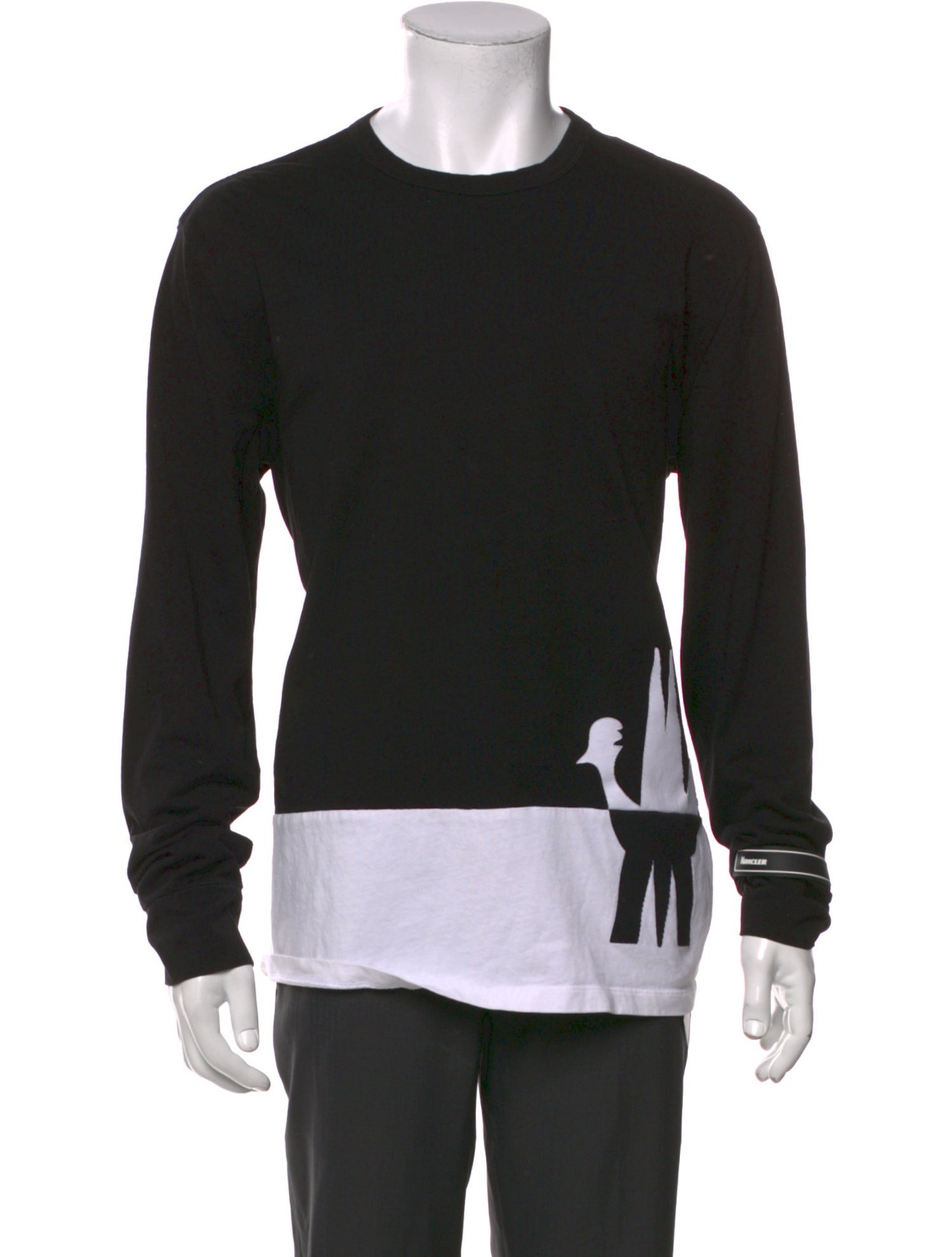 Moncler Crew Neck Long Sleeve T-Shirt