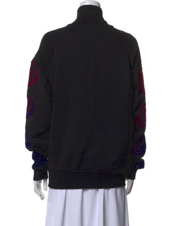 Moncler Mock Neck Long Sleeve Sweatshirt
