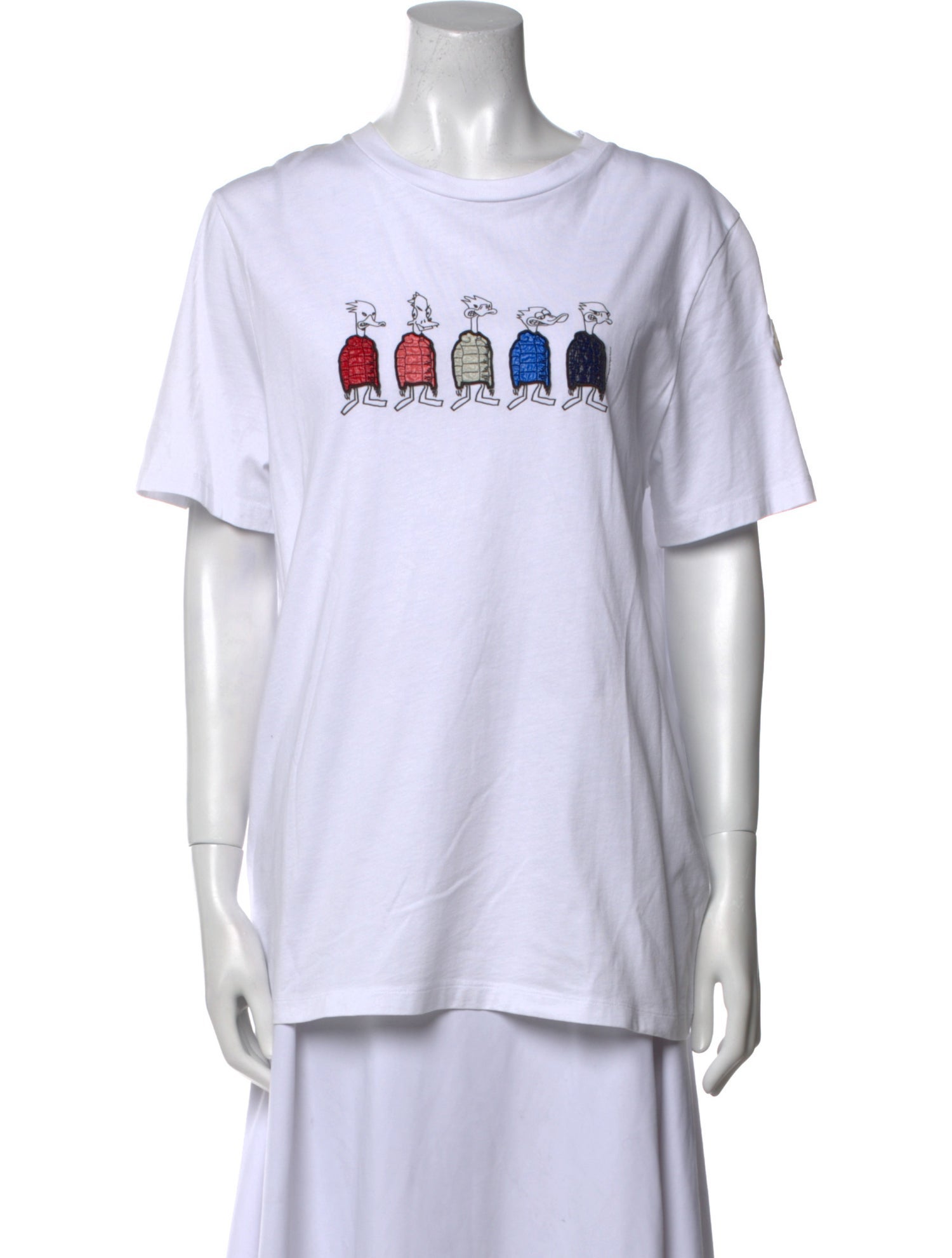 Moncler Graphic Print Crew Neck T-Shirt