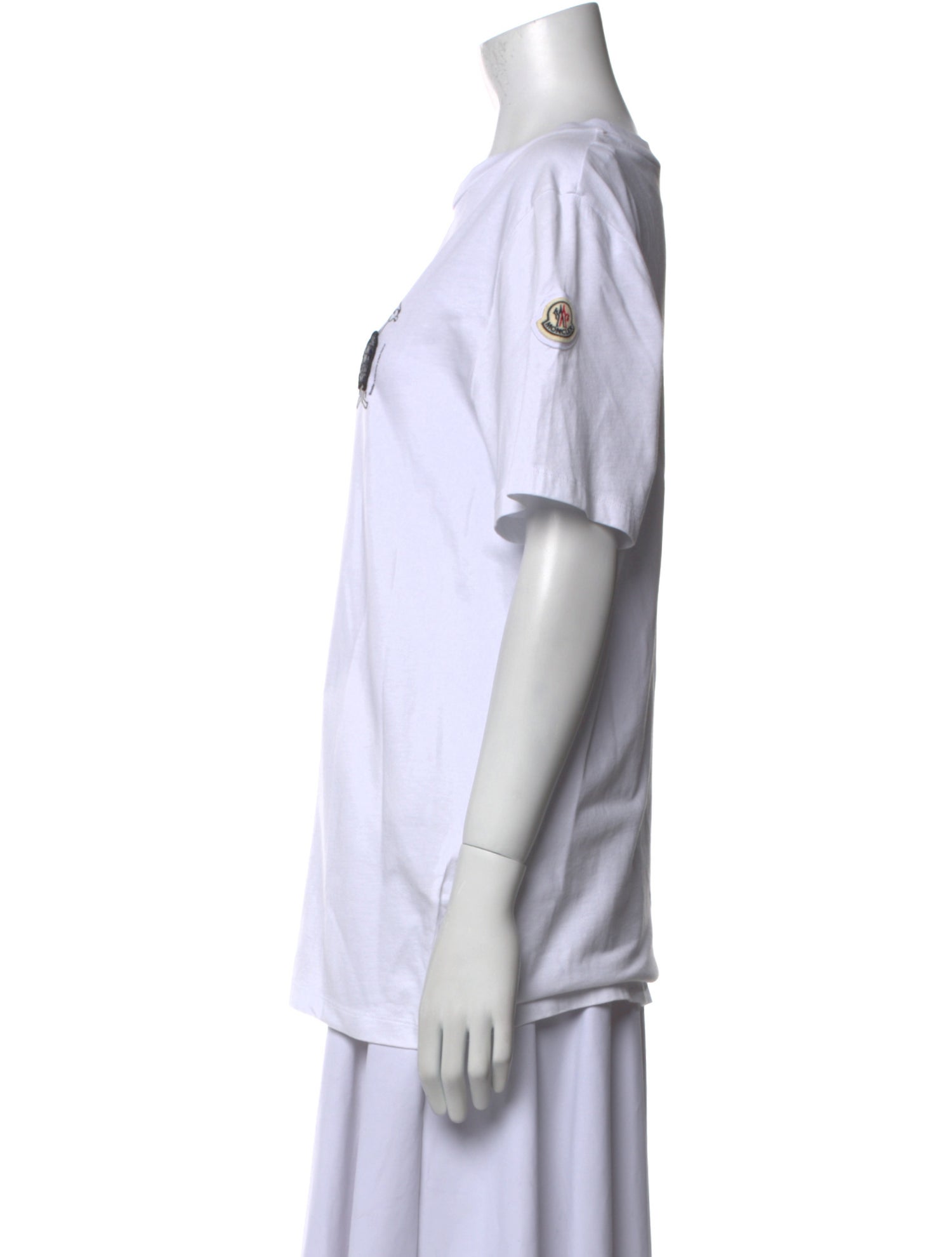 Moncler Graphic Print Crew Neck T-Shirt