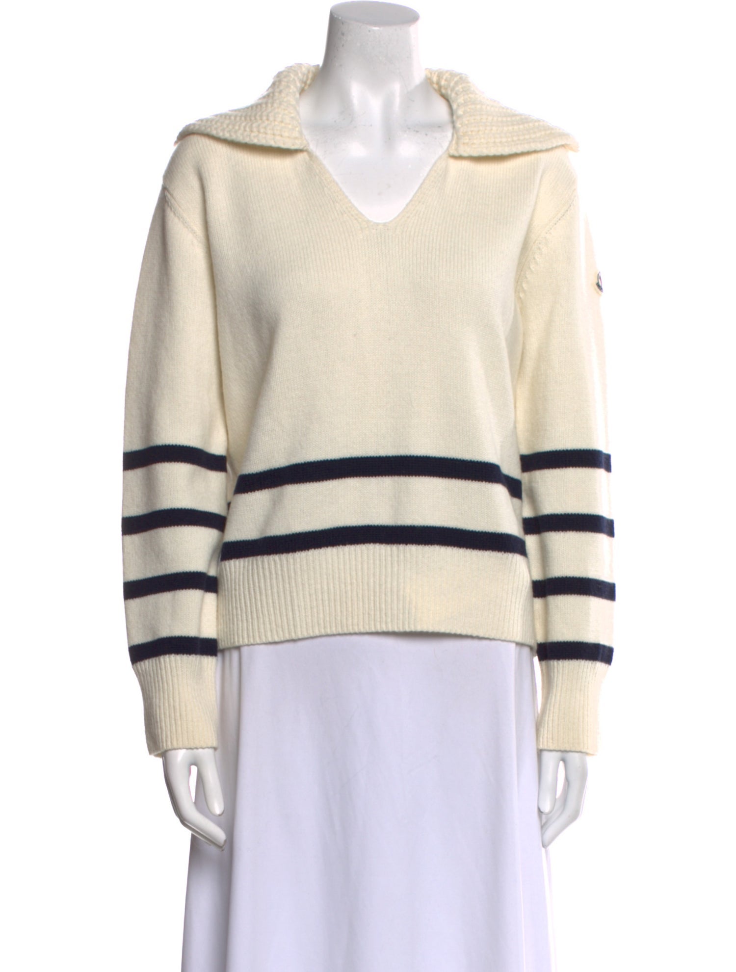Moncler Virgin Wool Striped Sweater