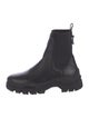 Moncler Leather Chelsea Boots