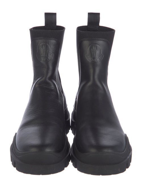 Moncler Leather Chelsea Boots