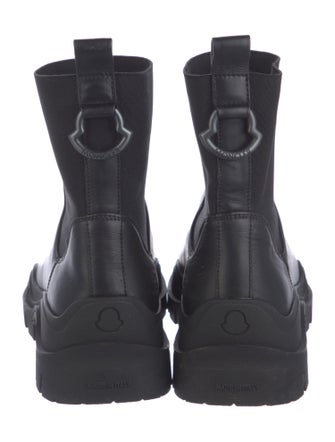 Moncler Leather Chelsea Boots