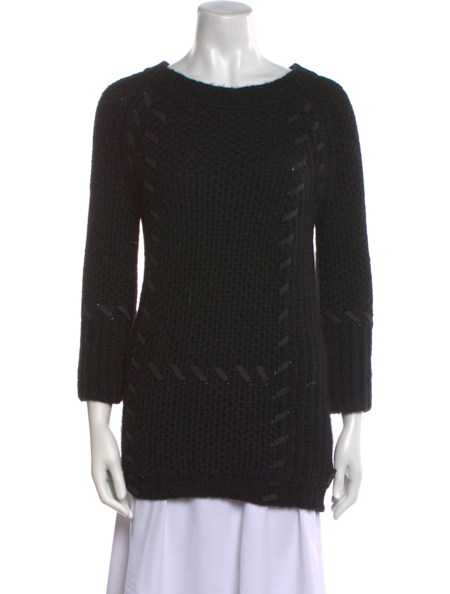Moncler Alpaca Scoop Neck Sweater