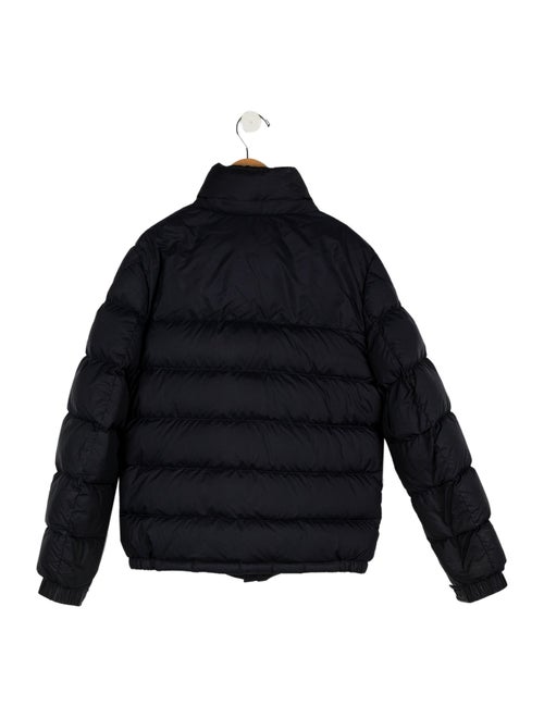 Moncler kid boys' blue and white jacket