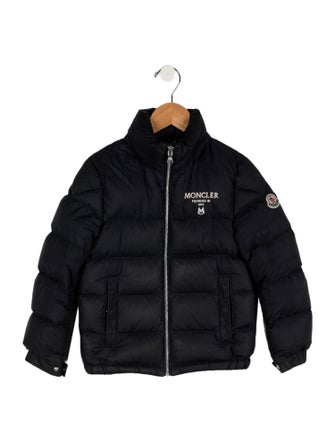 Moncler kid boys' blue jakcet