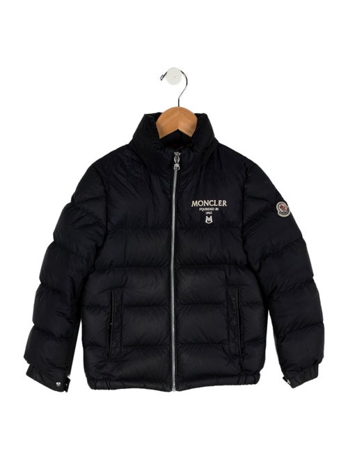 Moncler kid boys' blue jakcet