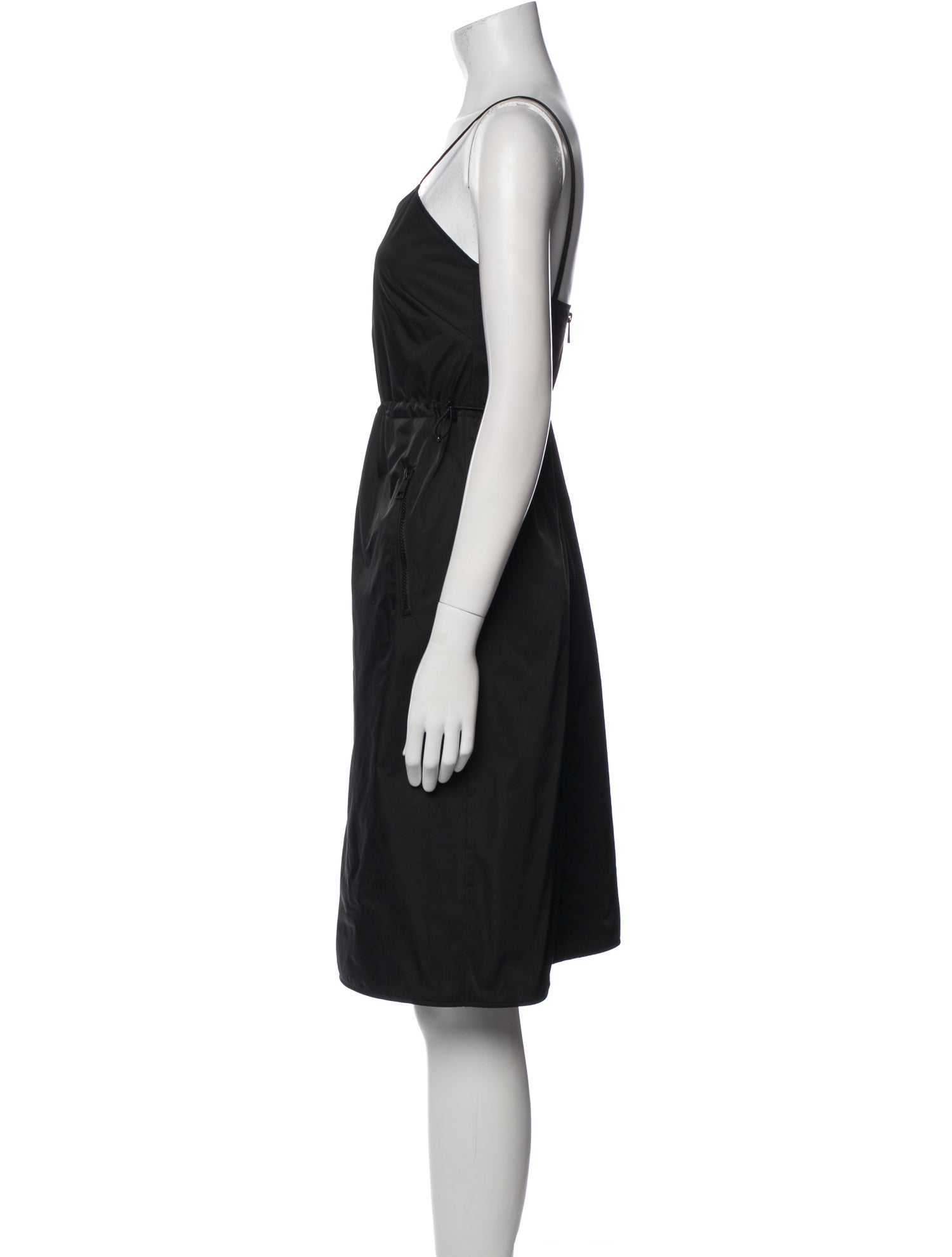 Moncler V-Neck Knee-Length Dress