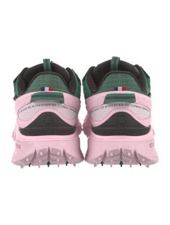 Moncler Plaid Print Sneakers