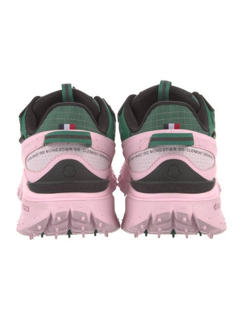 Moncler Plaid Print Sneakers