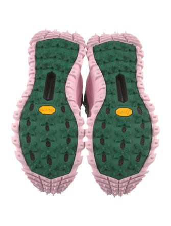 Moncler Plaid Print Sneakers