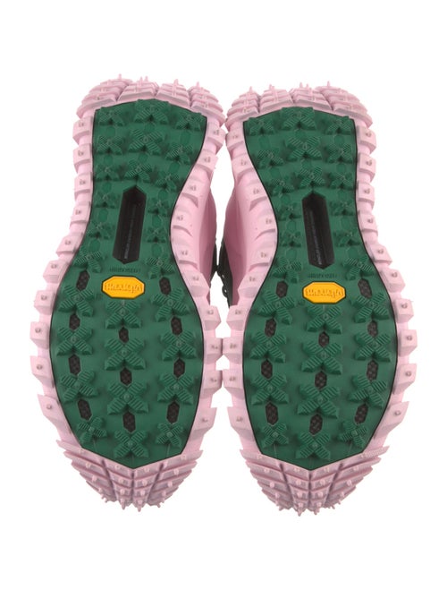 Moncler Plaid Print Sneakers