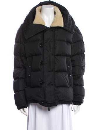 Moncler Colorblock Pattern Down Coat