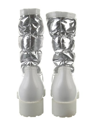 Moncler Rubber Colorblock Pattern Rain Boots