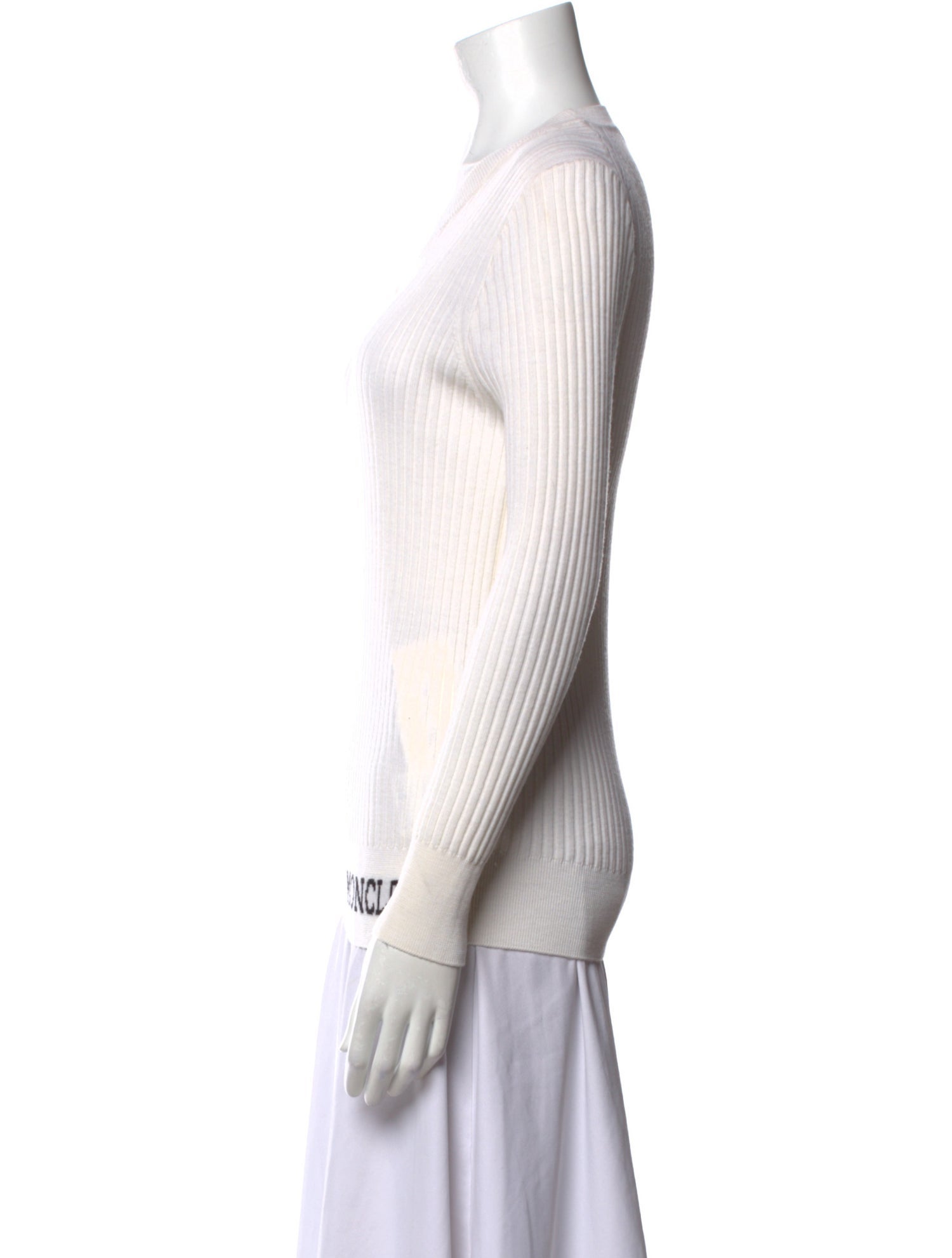 Moncler Virgin Wool V-Neck Sweater