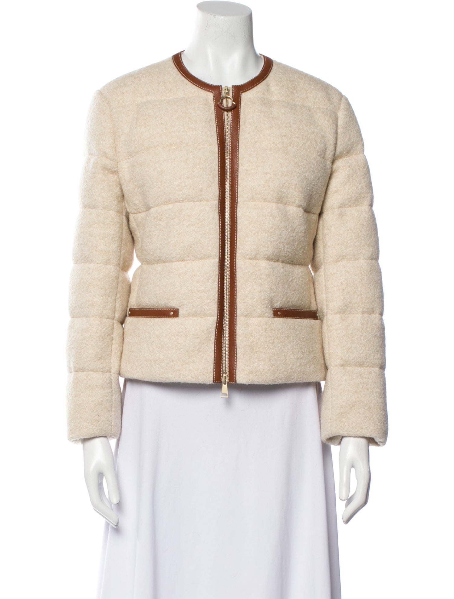 Moncler Wool Printed Evening Jacket