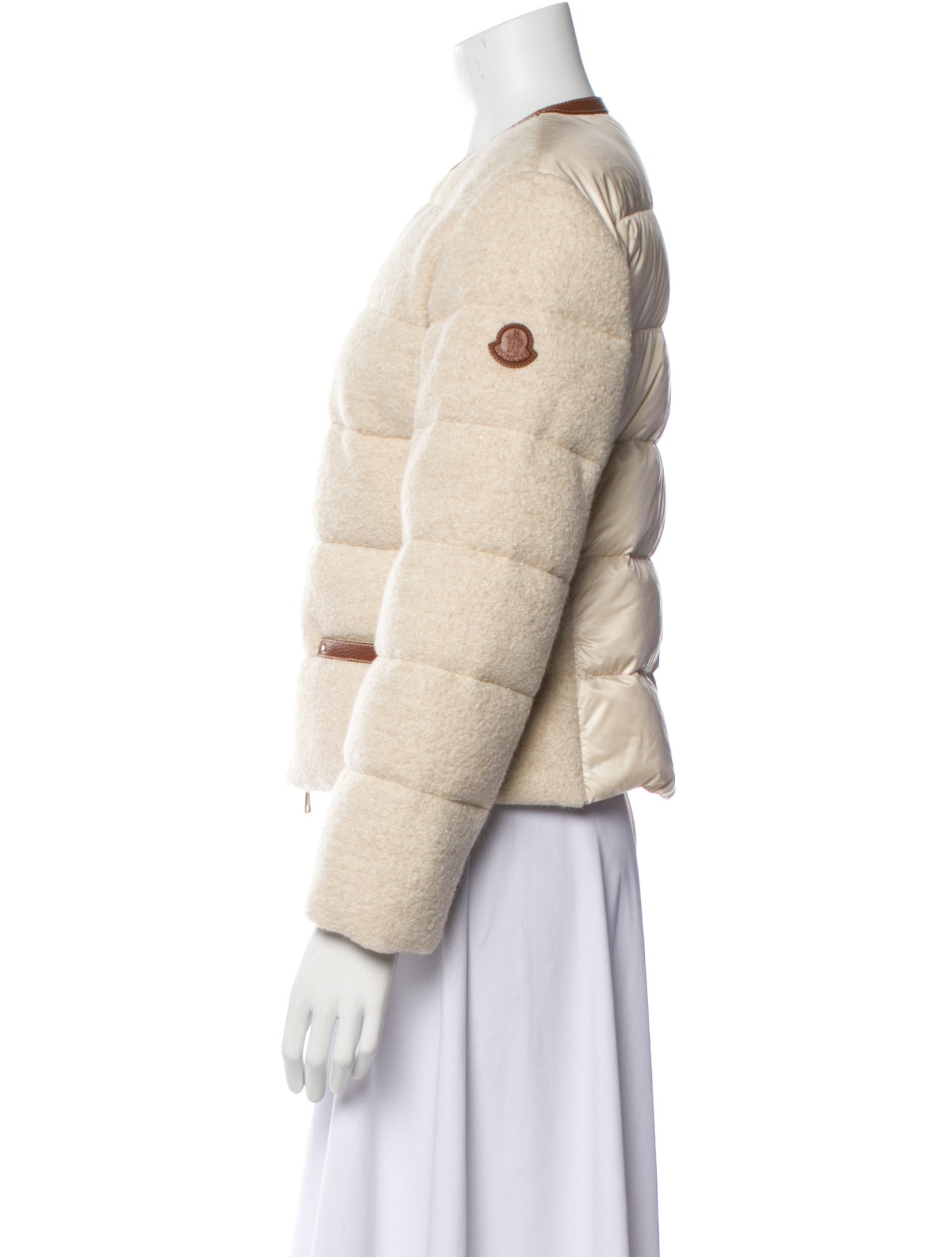 Moncler Wool Printed Evening Jacket