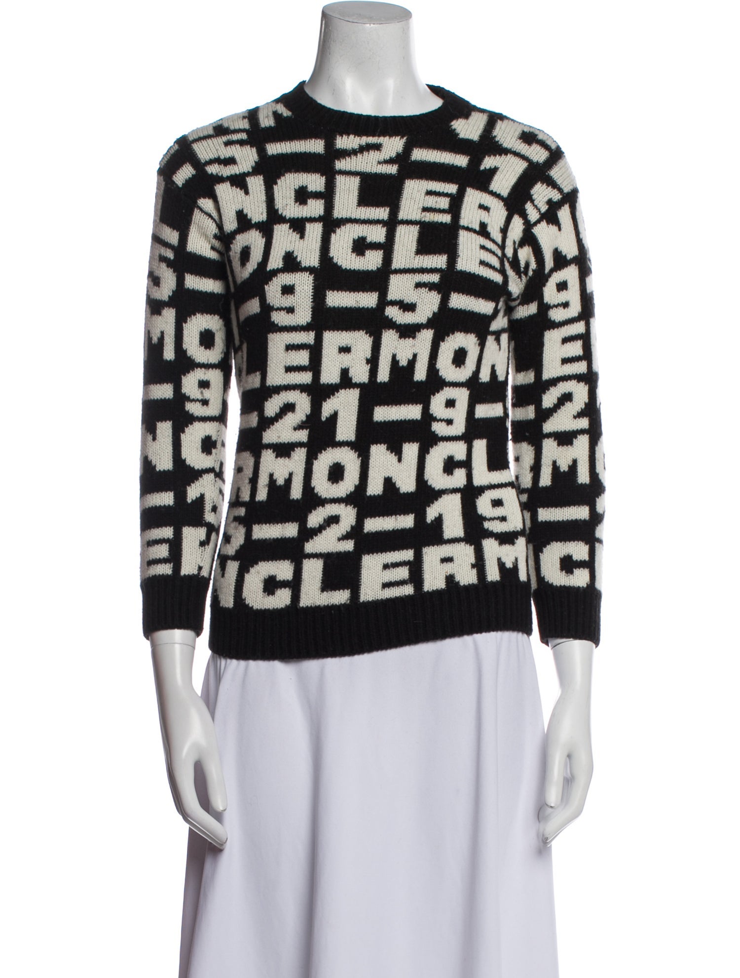 Moncler Graphic Print Crew Neck Sweatshirt