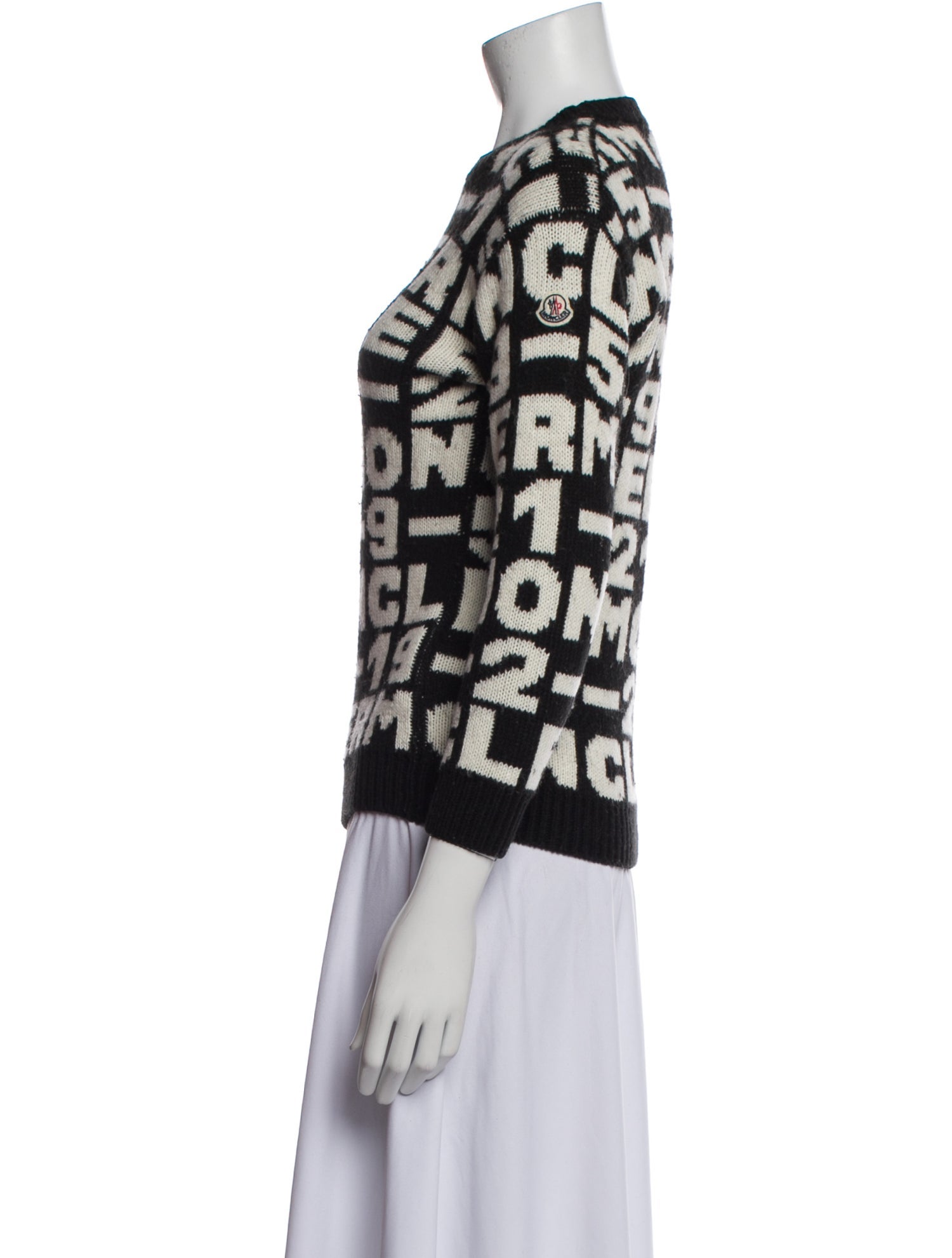 Moncler Graphic Print Crew Neck Sweatshirt