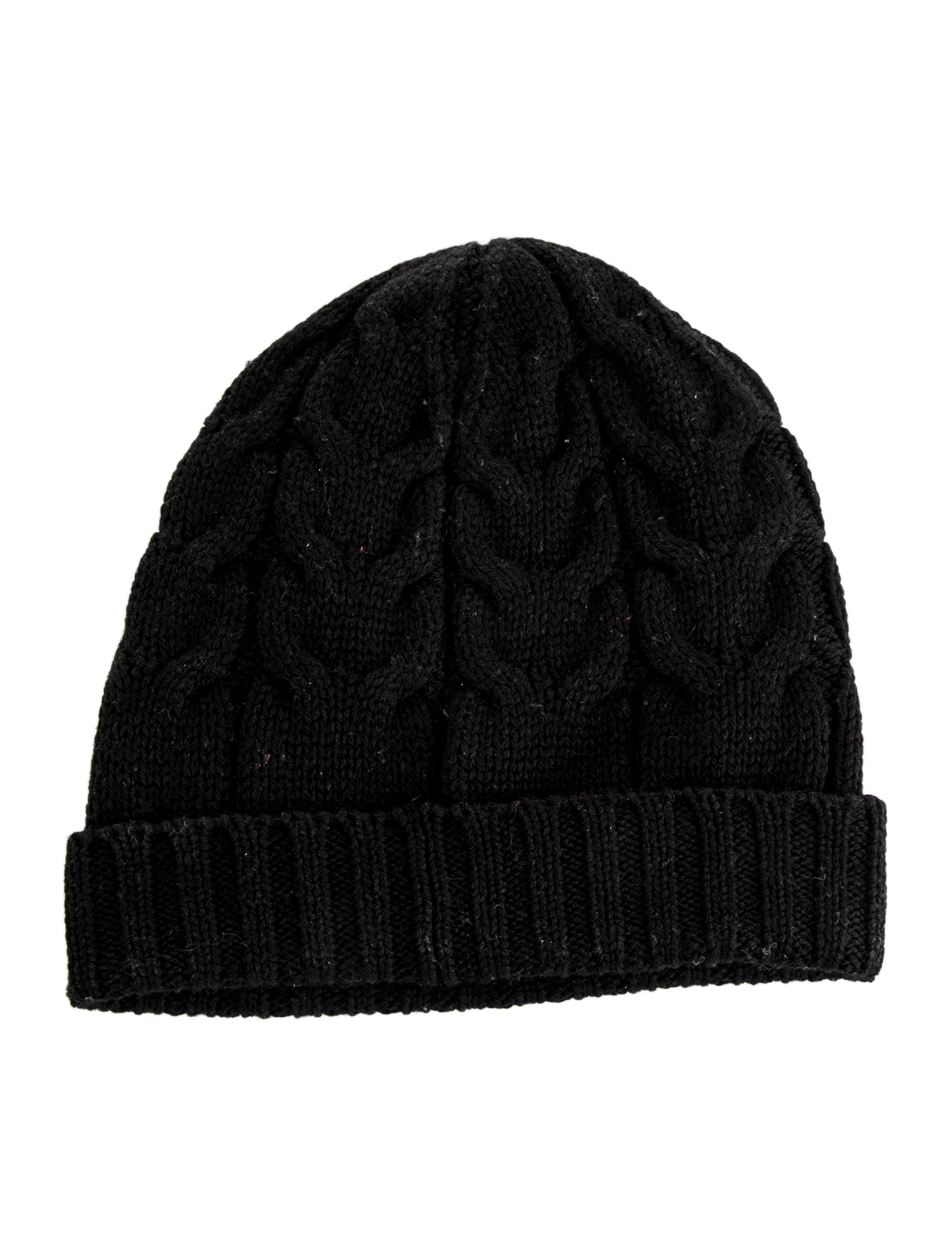 Moncler kids black beanie