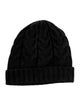 Moncler kids black beanie