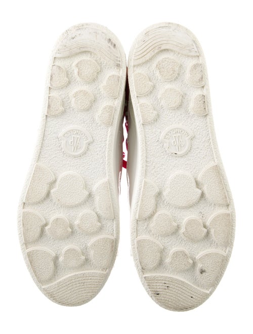 Moncler Nylon Colorblock Pattern Lace-Up Boots