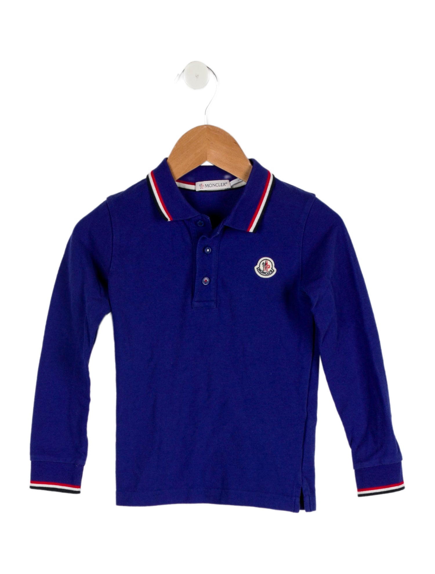 Moncler toddler boys' blue multicolored shirt