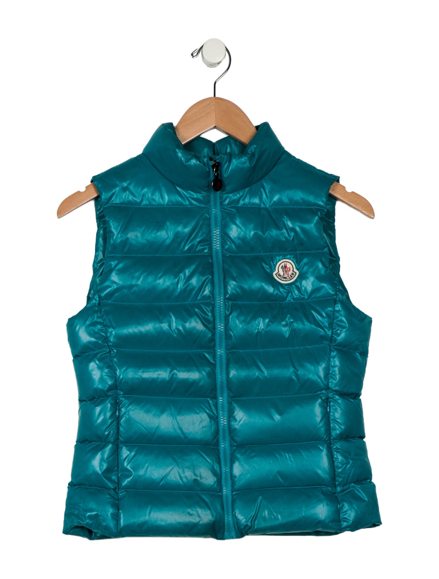 Moncler Kids' Blue Down Vest