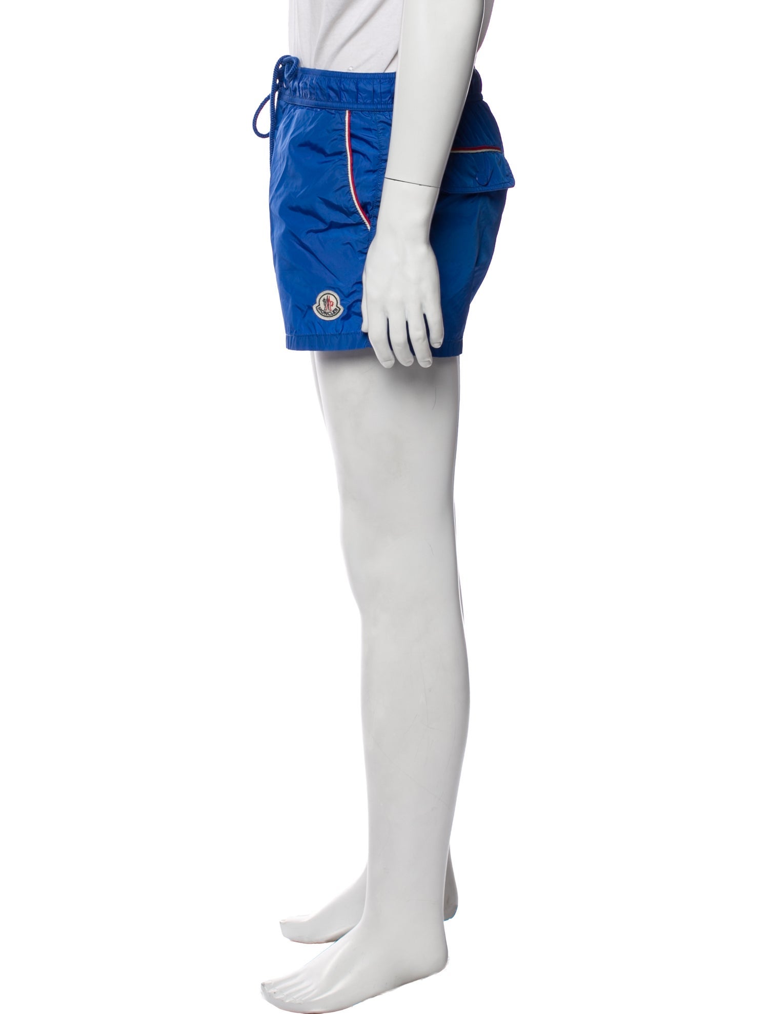 Moncler Embroidered Accent Swim Trunks