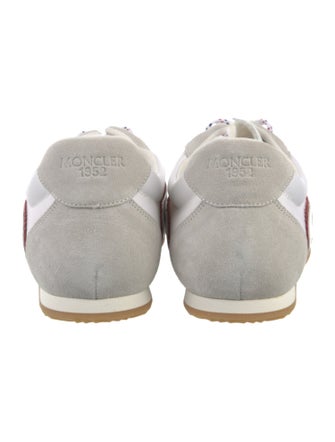 Moncler Leather Colorblock Pattern Sneakers